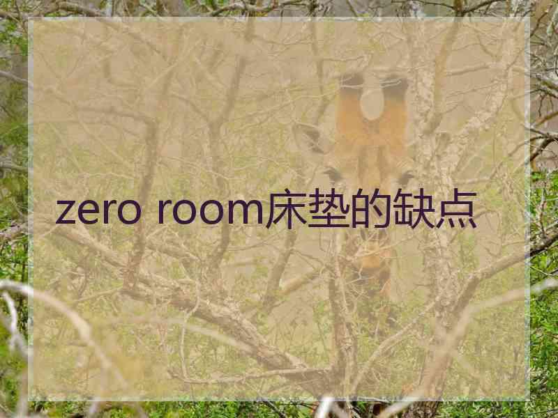 zero room床垫的缺点