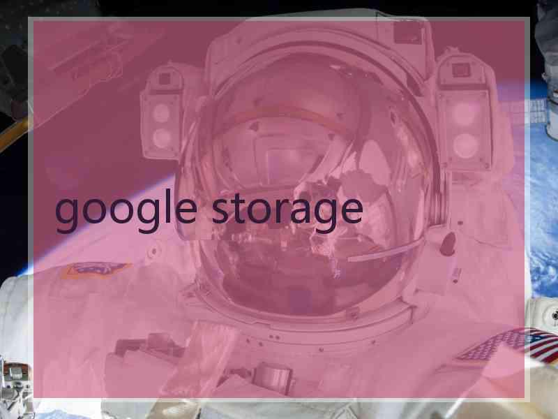 google storage