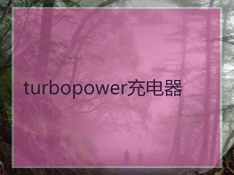 turbopower充电器