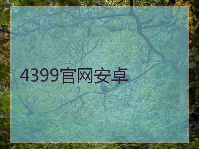 4399官网安卓