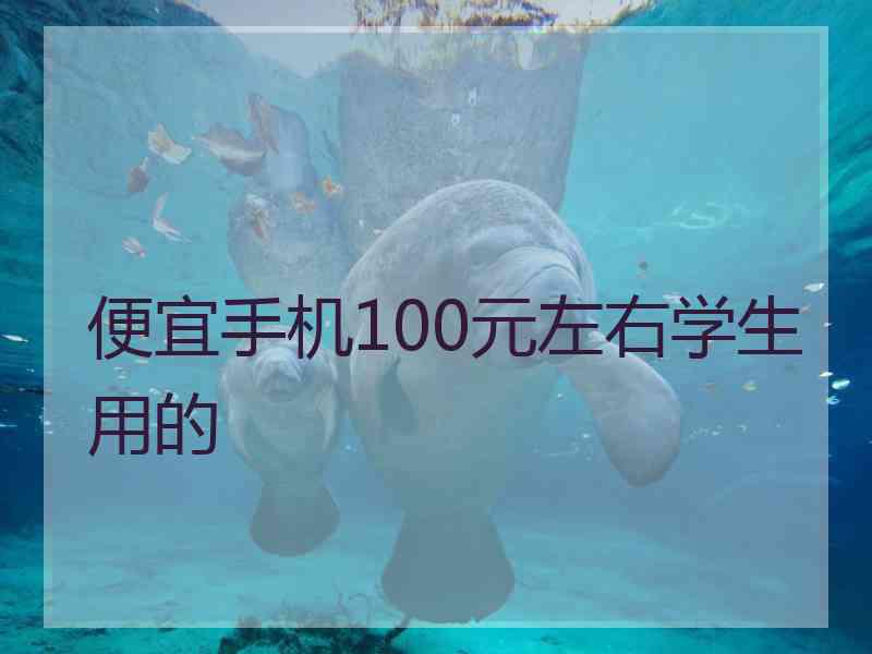 便宜手机100元左右学生用的