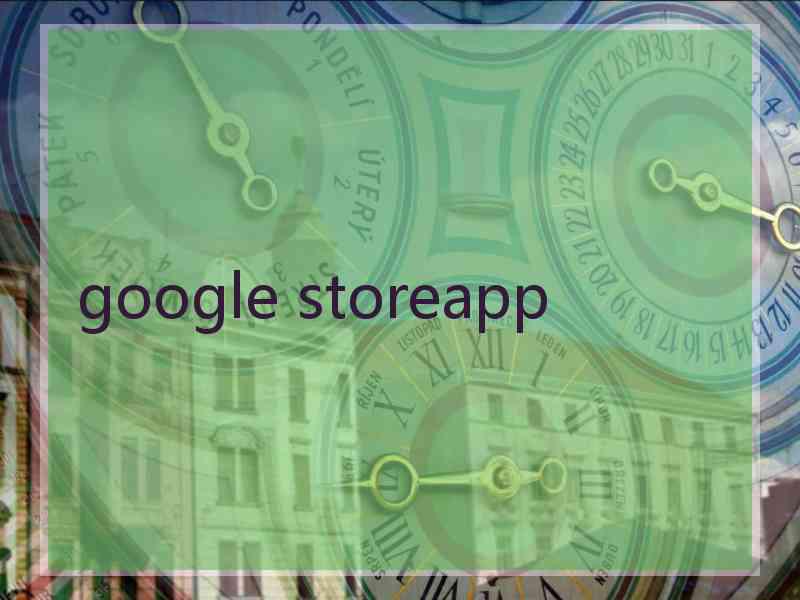 google storeapp