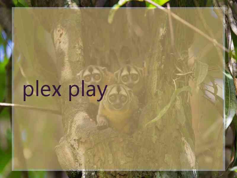 plex play