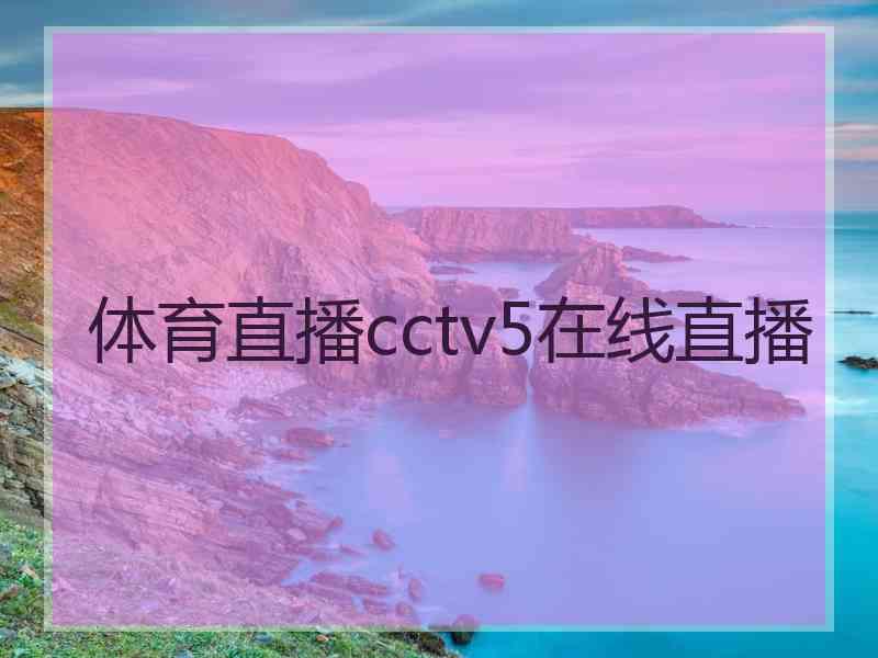 体育直播cctv5在线直播