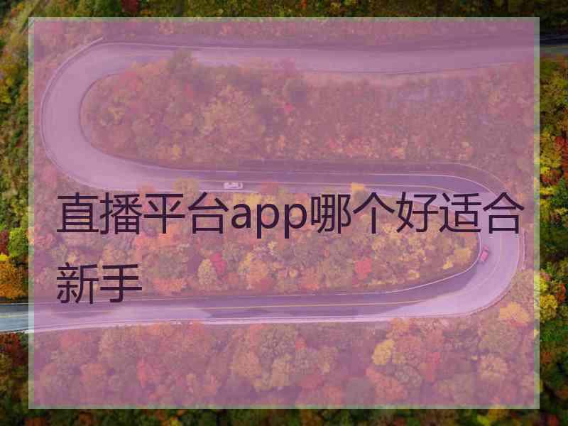 直播平台app哪个好适合新手