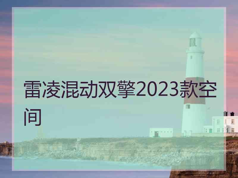 雷凌混动双擎2023款空间